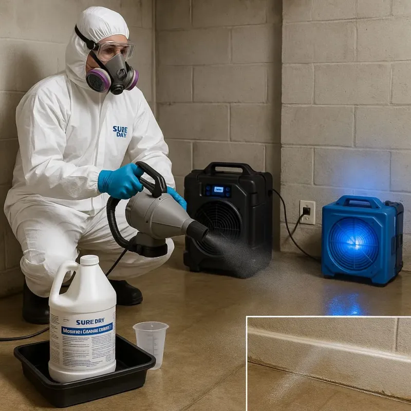 Sanitization and Odor Removal process in Manchester, WA